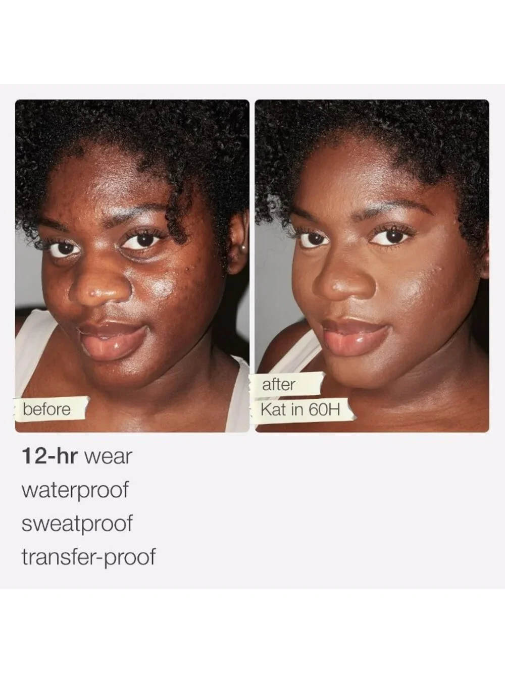 Full-Coverage Waterproof Foundation - Hydrating, Matte Finish, Long-Wear, Vegan